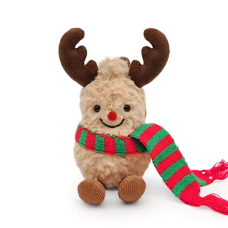 Holiday Reindeer Plush – Cozy Scarf Edition 117 SOLD
