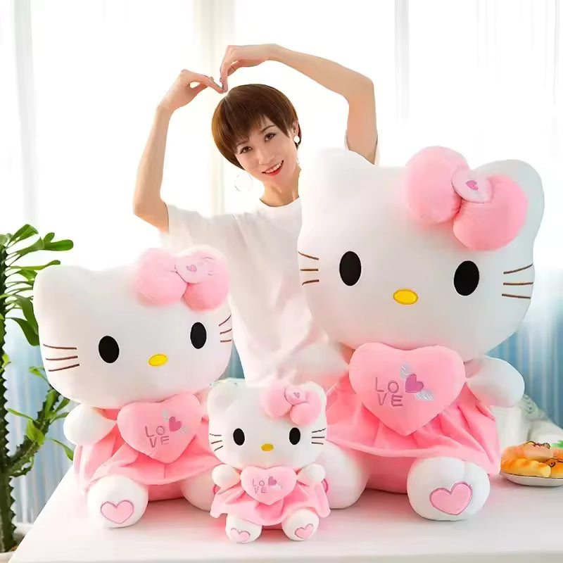 Kawaii Hello Kitty Plush (55 WHOLE CM) 100 SOLD, 7 REVIEWS ⭐⭐⭐⭐⭐