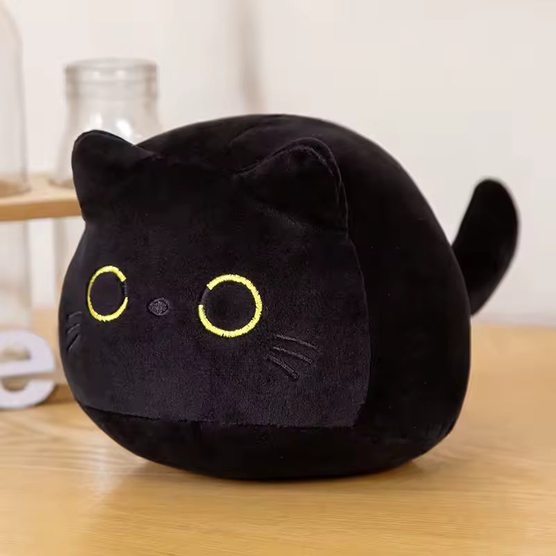 Black Fluffy Cat Plush – Midnight Comfort Edition 1000+ SOLD, 146 REVIEWS⭐⭐⭐⭐