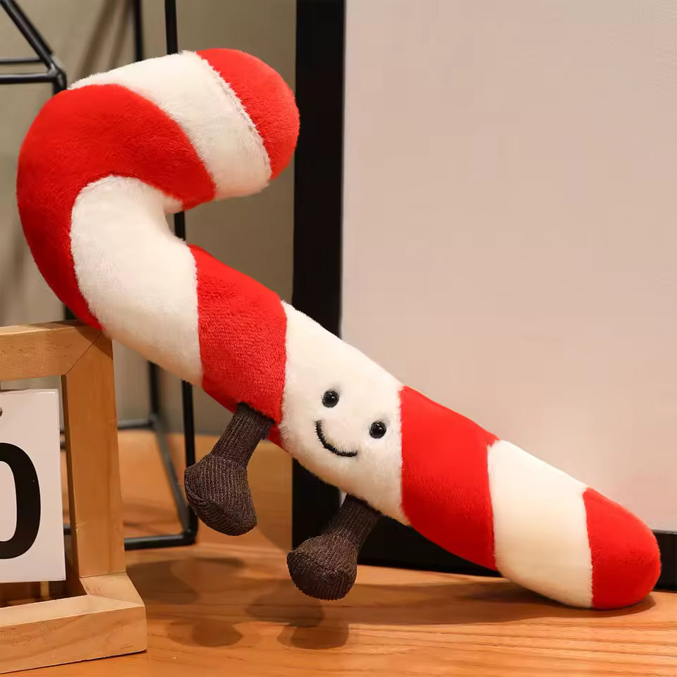 Candy Cane Plush with Legs – Holiday Buddy Edition 21 SOLD, 1 REVIEW ⭐⭐⭐⭐⭐