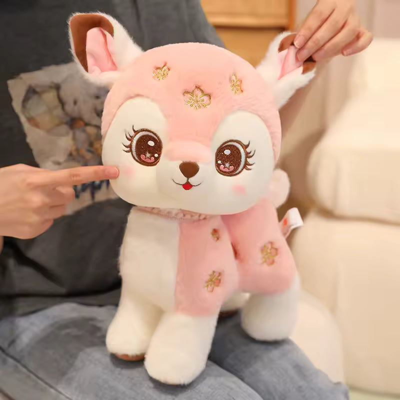 Pink Deer Plush – Soft Pastel Comfort Edition 95 SOLD, 10 REVIEWS ⭐⭐⭐⭐